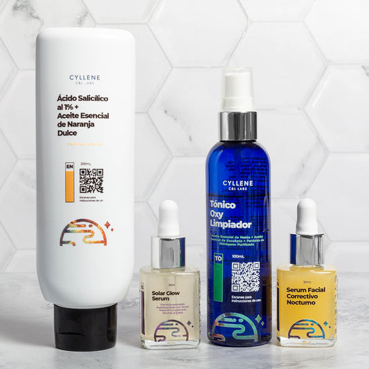 Ácido Hialurónico + Coenzima Q10 + Liposomas de Vitamina A + Vitamina C + Ácido Salicílico | Disminuye tus ojeras y limpia tus poros a profundidad
